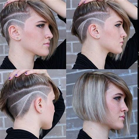 coupe undercut femme mi long|LUndercut Mi